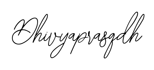Designed for modern professionals: Dhivyaprasqdh name signature crafted with Bearetta-2O07w script. Ready for digital PDF workflows. Dhivyaprasqdh signature style 12 images and pictures png