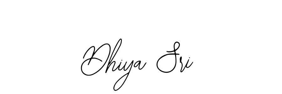 Use a signature maker to create a handwritten signature online. With this signature software, you can design (Bearetta-2O07w) your own signature for name Dhiya Sri. Dhiya Sri signature style 12 images and pictures png