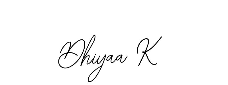 Dhiyaa K stylish signature style. Best Handwritten Sign (Bearetta-2O07w) for my name. Handwritten Signature Collection Ideas for my name Dhiyaa K. Dhiyaa K signature style 12 images and pictures png