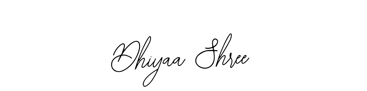 You should practise on your own different ways (Bearetta-2O07w) to write your name (Dhiyaa Shree) in signature. don't let someone else do it for you. Dhiyaa Shree signature style 12 images and pictures png