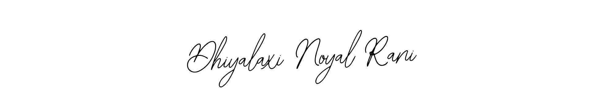 Use a signature maker to create a handwritten signature online. With this signature software, you can design (Bearetta-2O07w) your own signature for name Dhiyalaxi Noyal Rani. Dhiyalaxi Noyal Rani signature style 12 images and pictures png
