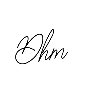 if you are searching for the best signature style for your name Dhm. so please give up your signature search. here we have designed multiple signature styles  using Bearetta-2O07w. Dhm signature style 12 images and pictures png