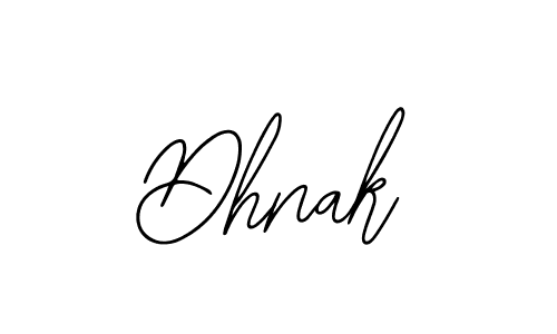 How to make Dhnak name signature. Use Bearetta-2O07w style for creating short signs online. This is the latest handwritten sign. Dhnak signature style 12 images and pictures png