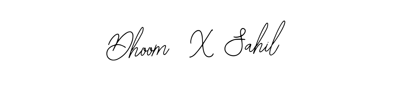 It looks lik you need a new signature style for name Dhoom  X Sahil. Design unique handwritten (Bearetta-2O07w) signature with our free signature maker in just a few clicks. Dhoom  X Sahil signature style 12 images and pictures png