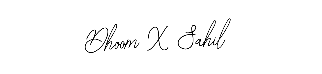 Create a beautiful signature design for name Dhoom X Sahil. With this signature (Bearetta-2O07w) fonts, you can make a handwritten signature for free. Dhoom X Sahil signature style 12 images and pictures png