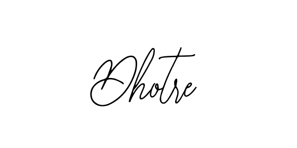 You should practise on your own different ways (Bearetta-2O07w) to write your name (Dhotre) in signature. don't let someone else do it for you. Dhotre signature style 12 images and pictures png