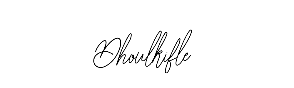 Also You can easily find your signature by using the search form. We will create Dhoulkifle name handwritten signature images for you free of cost using Bearetta-2O07w sign style. Dhoulkifle signature style 12 images and pictures png