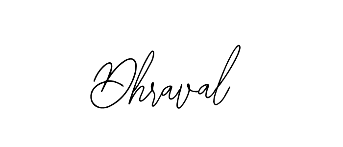 How to make Dhraval signature? Bearetta-2O07w is a professional autograph style. Create handwritten signature for Dhraval name. Dhraval signature style 12 images and pictures png