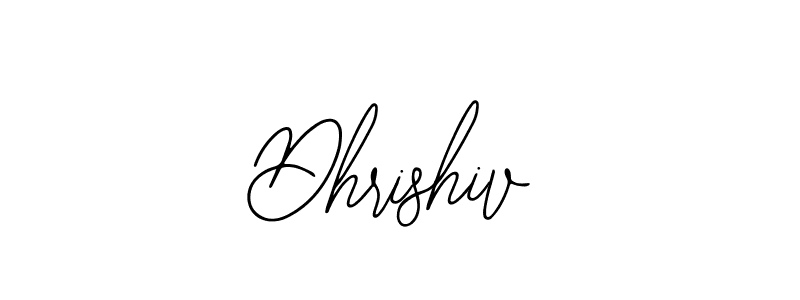 How to make Dhrishiv signature? Bearetta-2O07w is a professional autograph style. Create handwritten signature for Dhrishiv name. Dhrishiv signature style 12 images and pictures png