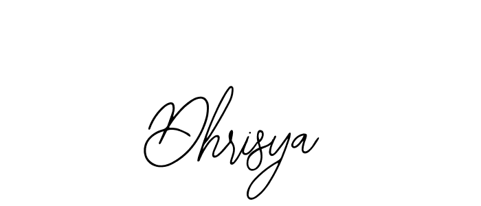 Design your own signature with our free online signature maker. With this signature software, you can create a handwritten (Bearetta-2O07w) signature for name Dhrisya. Dhrisya signature style 12 images and pictures png