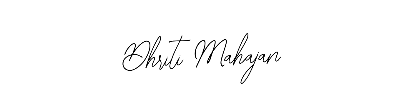 Make a beautiful signature design for name Dhriti Mahajan. Use this online signature maker to create a handwritten signature for free. Dhriti Mahajan signature style 12 images and pictures png