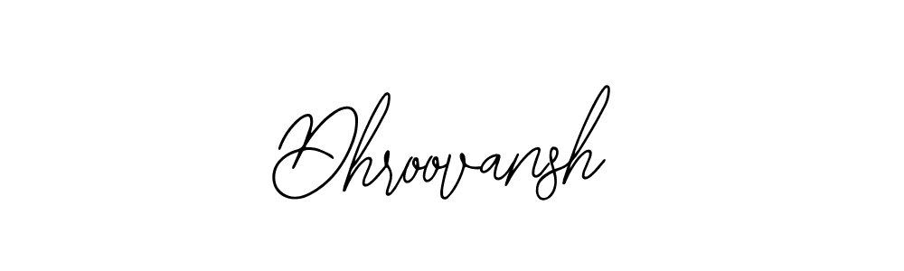 if you are searching for the best signature style for your name Dhroovansh. so please give up your signature search. here we have designed multiple signature styles  using Bearetta-2O07w. Dhroovansh signature style 12 images and pictures png