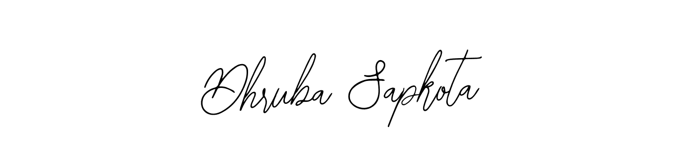 Bearetta-2O07w is a professional signature style that is perfect for those who want to add a touch of class to their signature. It is also a great choice for those who want to make their signature more unique. Get Dhruba Sapkota name to fancy signature for free. Dhruba Sapkota signature style 12 images and pictures png