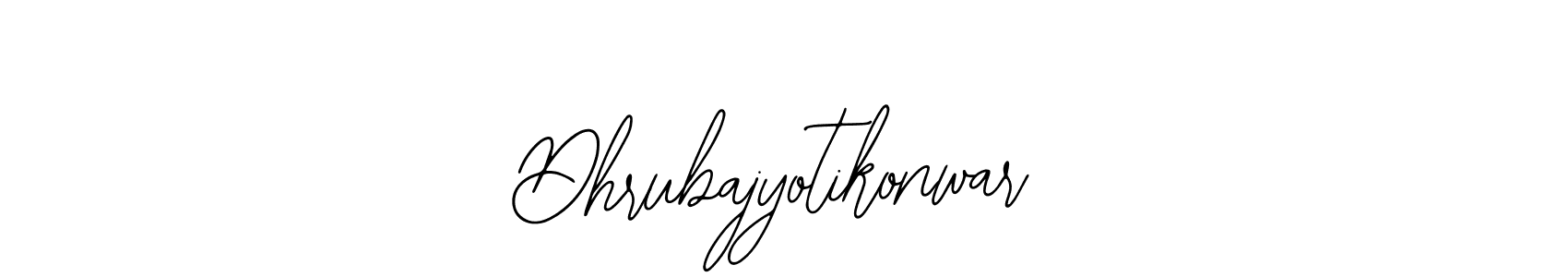 Also we have Dhrubajyotikonwar name is the best signature style. Create professional handwritten signature collection using Bearetta-2O07w autograph style. Dhrubajyotikonwar signature style 12 images and pictures png