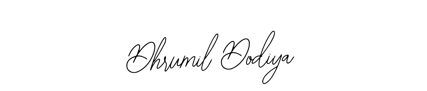 You should practise on your own different ways (Bearetta-2O07w) to write your name (Dhrumil Dodiya) in signature. don't let someone else do it for you. Dhrumil Dodiya signature style 12 images and pictures png