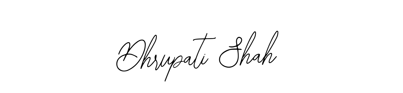 Also we have Dhrupati Shah name is the best signature style. Create professional handwritten signature collection using Bearetta-2O07w autograph style. Dhrupati Shah signature style 12 images and pictures png