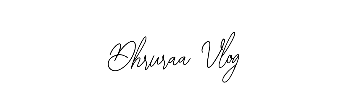 How to Draw Dhruraa Vlog signature style? Bearetta-2O07w is a latest design signature styles for name Dhruraa Vlog. Dhruraa Vlog signature style 12 images and pictures png