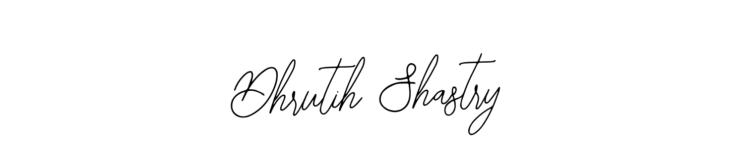 How to make Dhrutih Shastry name signature. Use Bearetta-2O07w style for creating short signs online. This is the latest handwritten sign. Dhrutih Shastry signature style 12 images and pictures png