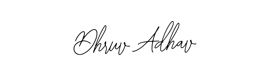 Also You can easily find your signature by using the search form. We will create Dhruv Adhav name handwritten signature images for you free of cost using Bearetta-2O07w sign style. Dhruv Adhav signature style 12 images and pictures png