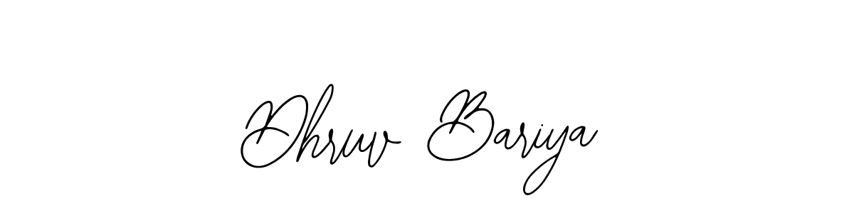 Make a beautiful signature design for name Dhruv Bariya. Use this online signature maker to create a handwritten signature for free. Dhruv Bariya signature style 12 images and pictures png
