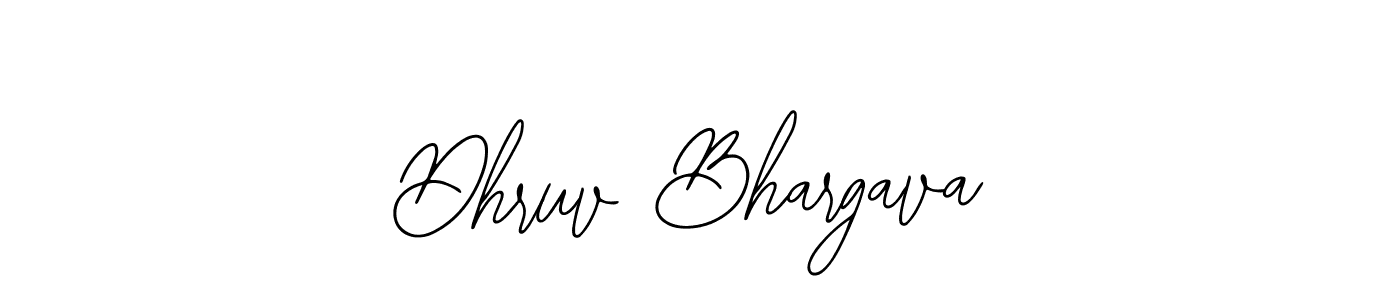 How to make Dhruv Bhargava signature? Bearetta-2O07w is a professional autograph style. Create handwritten signature for Dhruv Bhargava name. Dhruv Bhargava signature style 12 images and pictures png