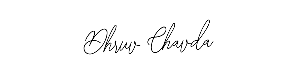 Use a signature maker to create a handwritten signature online. With this signature software, you can design (Bearetta-2O07w) your own signature for name Dhruv Chavda. Dhruv Chavda signature style 12 images and pictures png