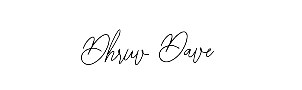 Also You can easily find your signature by using the search form. We will create Dhruv Dave name handwritten signature images for you free of cost using Bearetta-2O07w sign style. Dhruv Dave signature style 12 images and pictures png