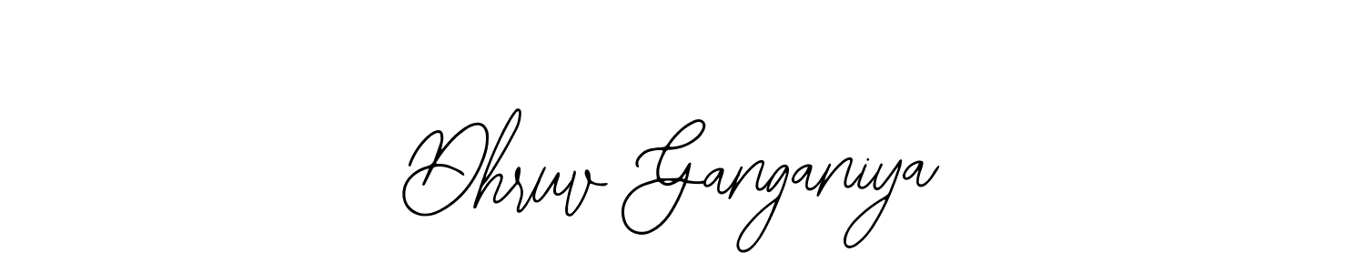 Make a short Dhruv Ganganiya signature style. Manage your documents anywhere anytime using Bearetta-2O07w. Create and add eSignatures, submit forms, share and send files easily. Dhruv Ganganiya signature style 12 images and pictures png