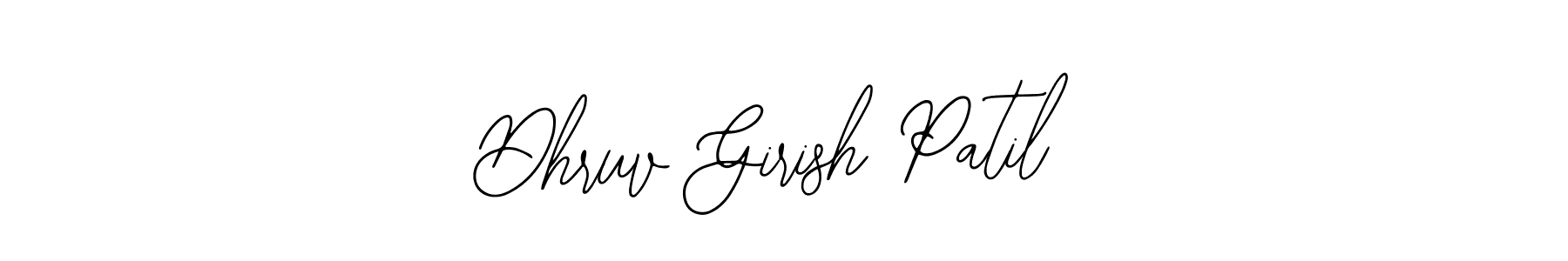 Similarly Bearetta-2O07w is the best handwritten signature design. Signature creator online .You can use it as an online autograph creator for name Dhruv Girish Patil. Dhruv Girish Patil signature style 12 images and pictures png
