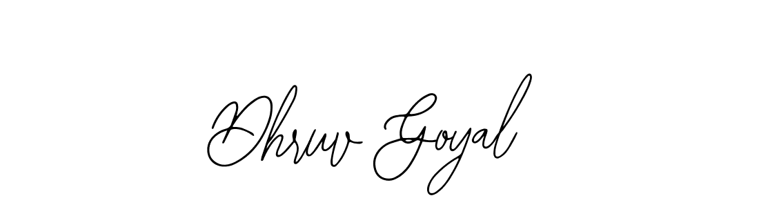 Use a signature maker to create a handwritten signature online. With this signature software, you can design (Bearetta-2O07w) your own signature for name Dhruv Goyal. Dhruv Goyal signature style 12 images and pictures png