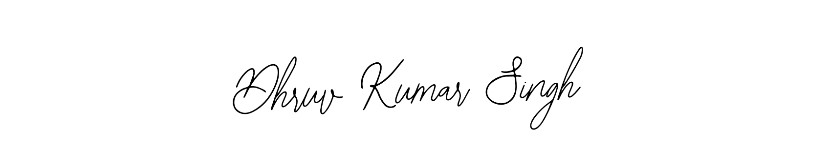 Use a signature maker to create a handwritten signature online. With this signature software, you can design (Bearetta-2O07w) your own signature for name Dhruv Kumar Singh. Dhruv Kumar Singh signature style 12 images and pictures png