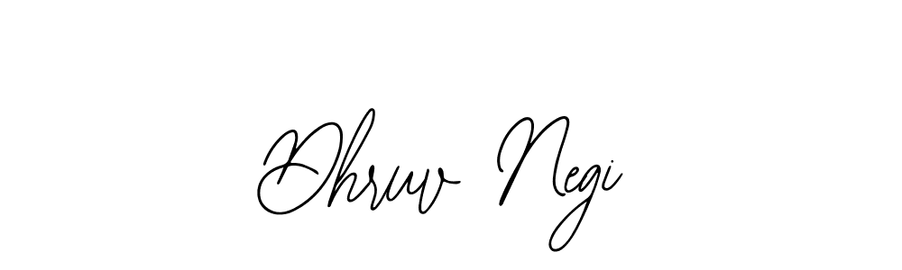 Design your own signature with our free online signature maker. With this signature software, you can create a handwritten (Bearetta-2O07w) signature for name Dhruv Negi. Dhruv Negi signature style 12 images and pictures png