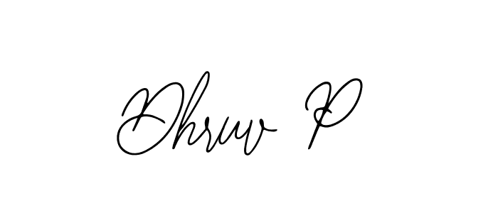 Also we have Dhruv P name is the best signature style. Create professional handwritten signature collection using Bearetta-2O07w autograph style. Dhruv P signature style 12 images and pictures png