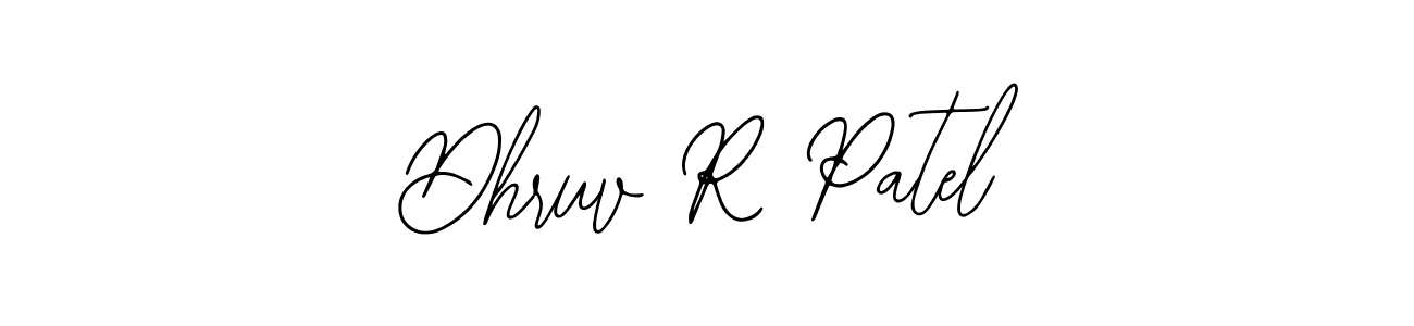 The best way (Bearetta-2O07w) to make a short signature is to pick only two or three words in your name. The name Dhruv R Patel include a total of six letters. For converting this name. Dhruv R Patel signature style 12 images and pictures png