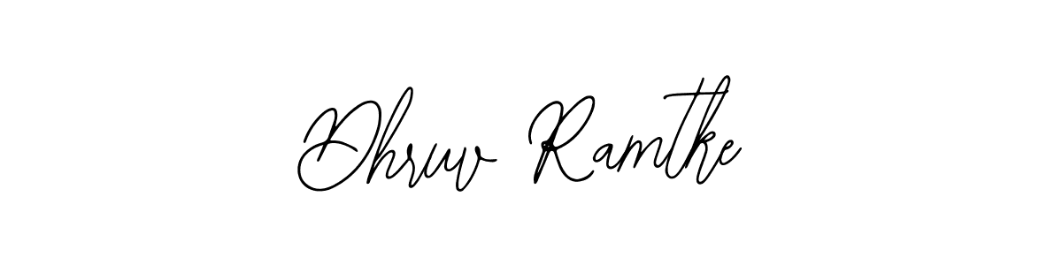 Similarly Bearetta-2O07w is the best handwritten signature design. Signature creator online .You can use it as an online autograph creator for name Dhruv Ramtke. Dhruv Ramtke signature style 12 images and pictures png