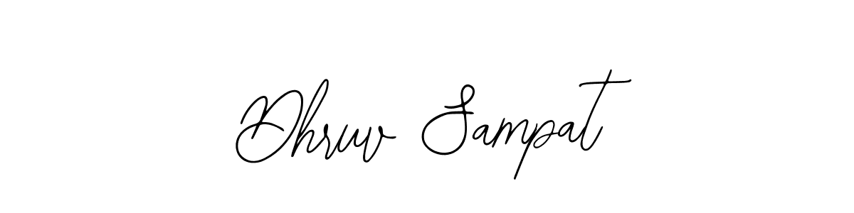 How to make Dhruv Sampat name signature. Use Bearetta-2O07w style for creating short signs online. This is the latest handwritten sign. Dhruv Sampat signature style 12 images and pictures png
