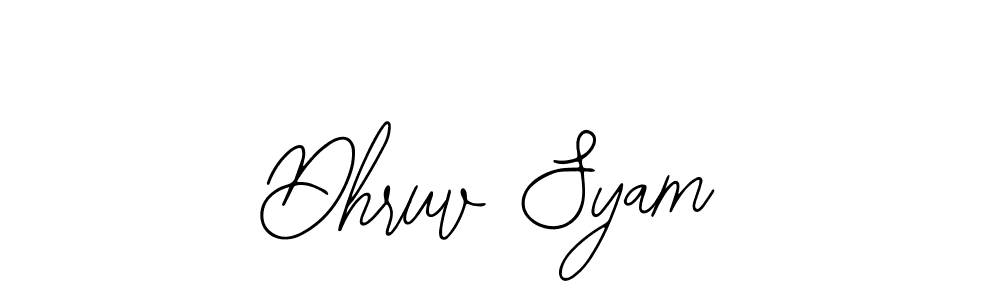 See photos of Dhruv Syam official signature by Spectra . Check more albums & portfolios. Read reviews & check more about Bearetta-2O07w font. Dhruv Syam signature style 12 images and pictures png