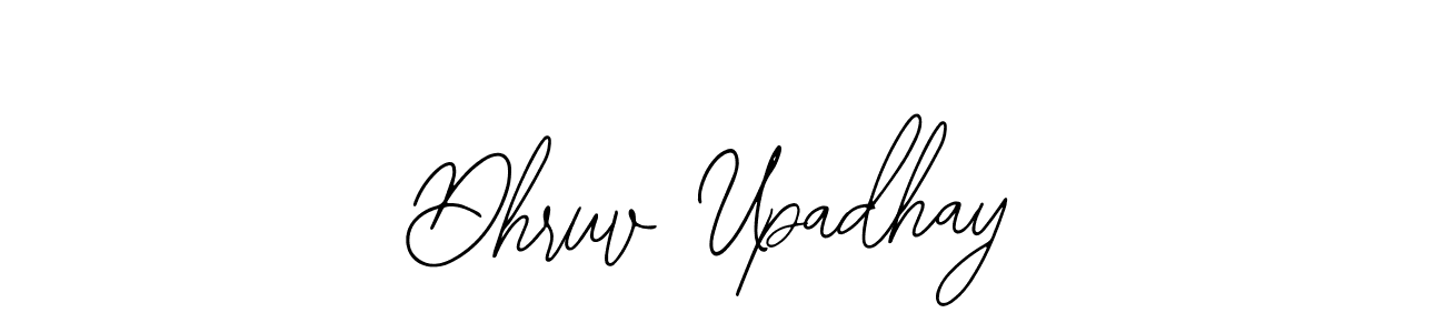 How to Draw Dhruv Upadhay signature style? Bearetta-2O07w is a latest design signature styles for name Dhruv Upadhay. Dhruv Upadhay signature style 12 images and pictures png