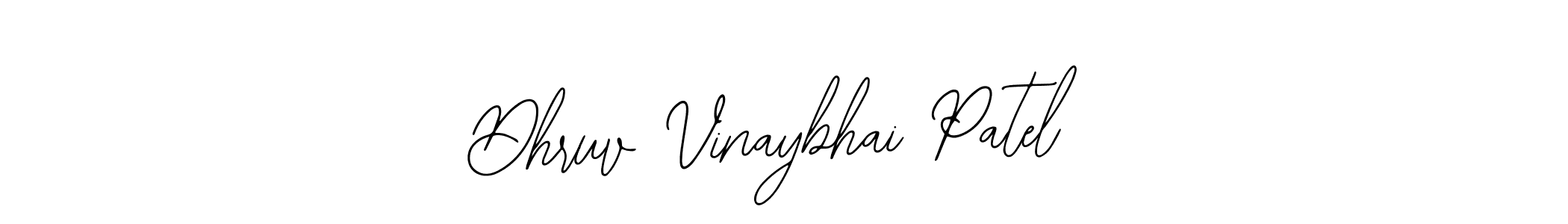 Make a beautiful signature design for name Dhruv Vinaybhai Patel. With this signature (Bearetta-2O07w) style, you can create a handwritten signature for free. Dhruv Vinaybhai Patel signature style 12 images and pictures png