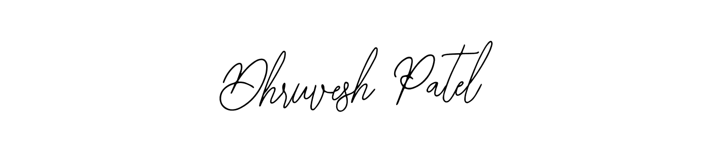 Bearetta-2O07w is a professional signature style that is perfect for those who want to add a touch of class to their signature. It is also a great choice for those who want to make their signature more unique. Get Dhruvesh Patel name to fancy signature for free. Dhruvesh Patel signature style 12 images and pictures png