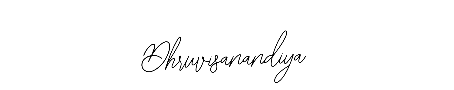 The best way (Bearetta-2O07w) to make a short signature is to pick only two or three words in your name. The name Dhruvisanandiya include a total of six letters. For converting this name. Dhruvisanandiya signature style 12 images and pictures png