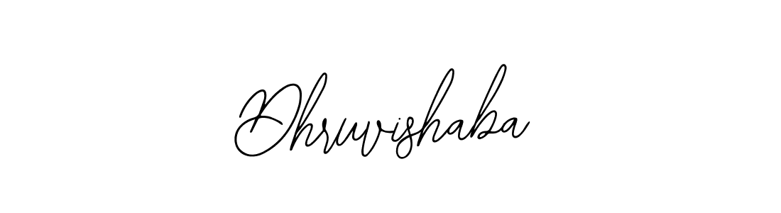 The best way (Bearetta-2O07w) to make a short signature is to pick only two or three words in your name. The name Dhruvishaba include a total of six letters. For converting this name. Dhruvishaba signature style 12 images and pictures png