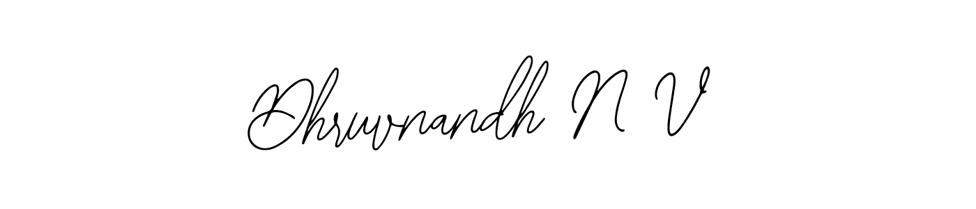 Create a beautiful signature design for name Dhruvnandh N V. With this signature (Bearetta-2O07w) fonts, you can make a handwritten signature for free. Dhruvnandh N V signature style 12 images and pictures png