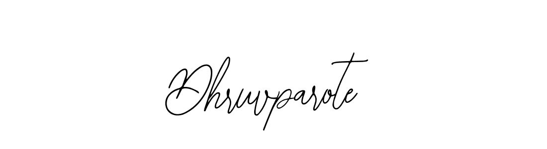 How to Draw Dhruvparote signature style? Bearetta-2O07w is a latest design signature styles for name Dhruvparote. Dhruvparote signature style 12 images and pictures png