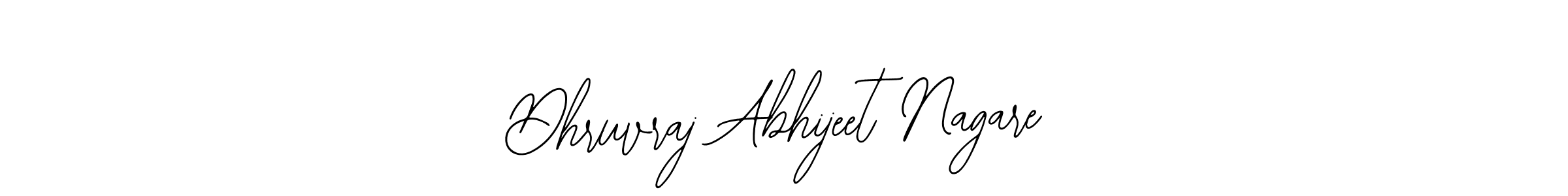 You can use this online signature creator to create a handwritten signature for the name Dhruvraj Abhijeet Nagare. This is the best online autograph maker. Dhruvraj Abhijeet Nagare signature style 12 images and pictures png