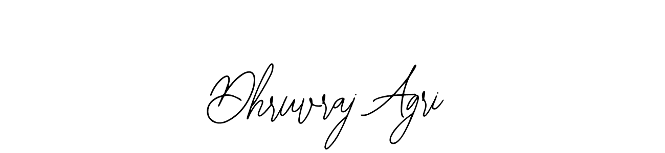 How to make Dhruvraj Agri name signature. Use Bearetta-2O07w style for creating short signs online. This is the latest handwritten sign. Dhruvraj Agri signature style 12 images and pictures png
