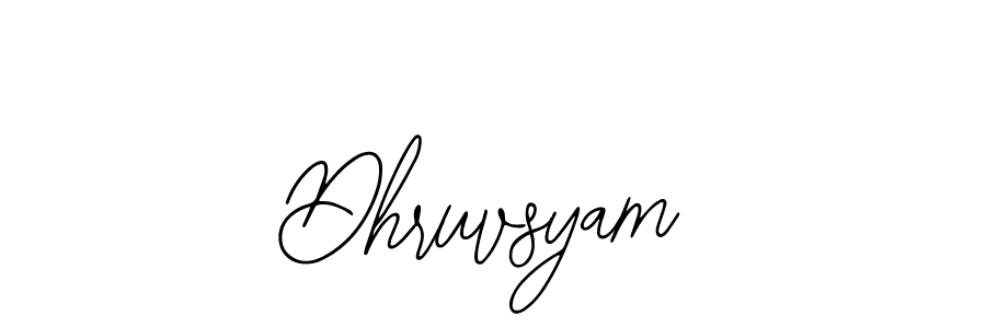 It looks lik you need a new signature style for name Dhruvsyam. Design unique handwritten (Bearetta-2O07w) signature with our free signature maker in just a few clicks. Dhruvsyam signature style 12 images and pictures png