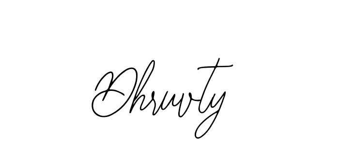 How to Draw Dhruvty signature style? Bearetta-2O07w is a latest design signature styles for name Dhruvty. Dhruvty signature style 12 images and pictures png