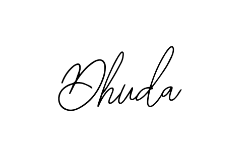 How to make Dhuda signature? Bearetta-2O07w is a professional autograph style. Create handwritten signature for Dhuda name. Dhuda signature style 12 images and pictures png