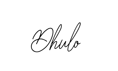 Dhulo stylish signature style. Best Handwritten Sign (Bearetta-2O07w) for my name. Handwritten Signature Collection Ideas for my name Dhulo. Dhulo signature style 12 images and pictures png